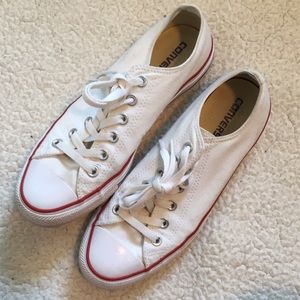 White Barely Worn Converse